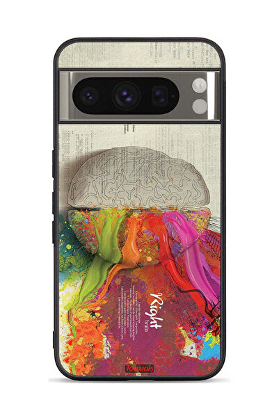 Tolwak غطاء حماية لجهاز Google Pixel 8 Pro بتصميم تجريدي لعلم الدماغ