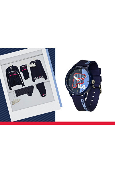 Fila Adult Unisex Analog Watch, Blue 38-326-001, 42 mm