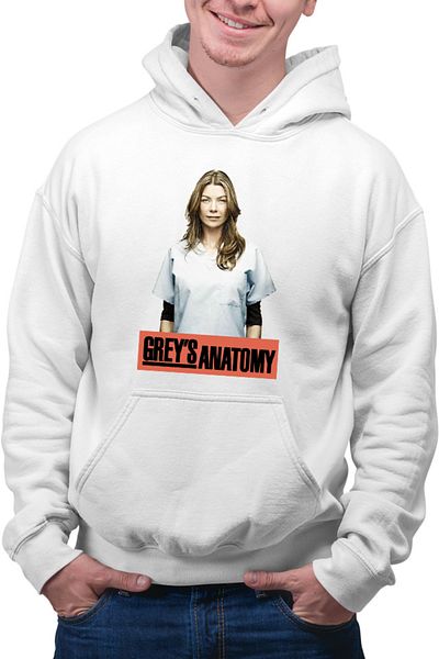 OEM Men's Grey's Anatomy Pompeo Medic Logo Save Shonda Hoodie