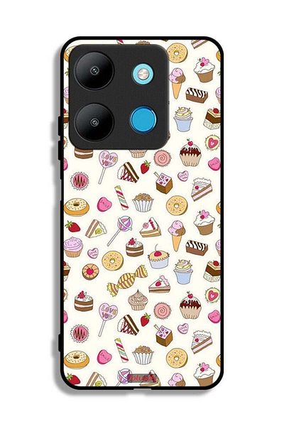 Tolwak Infinix Smart 7 Protective Case Cover Pattern Of Favorite Items