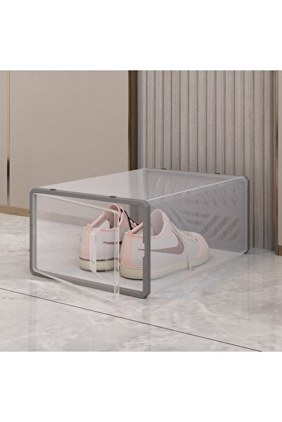 PROCART Cutie de depozitare pentru încălțăminte, cu capac, transparentă, 33,5...
