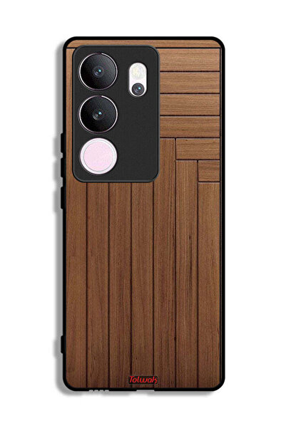 Tolwak غطاء حماية لهاتف vivo V29 Pro بنمط باب