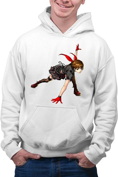 OEM Men's Hoodie Persona Niijima Makoto Fight Game Metaverse