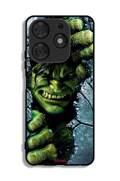 Tolwak غطاء حماية تكنو سبارك 10 برو بتصميم هالك المذهل