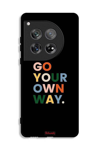 Tolwak OnePlus 12 Protective Case Cover Go Your Own Way