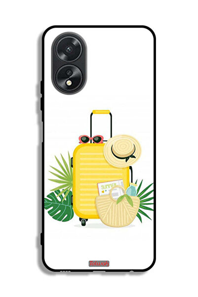 Tolwak غطاء حماية لهاتف Oppo A38 - فن رقمي صيفي