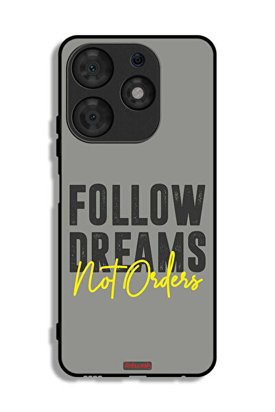 Tolwak Tecno Spark 10 Pro Protective Case Cover Follow Dreams Not Orders