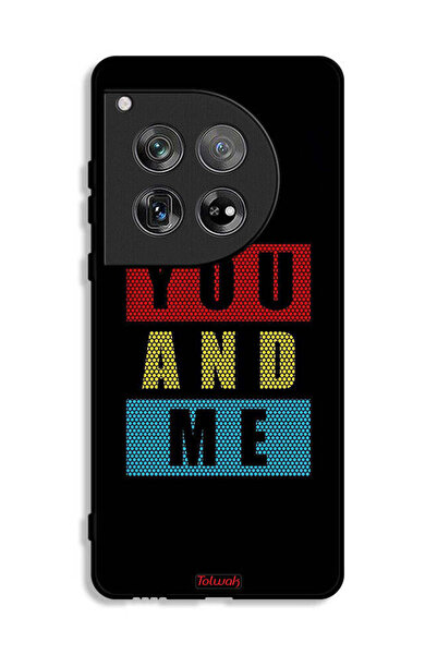 Tolwak غطاء حماية لهاتف OnePlus 12 "أنت وأنا"