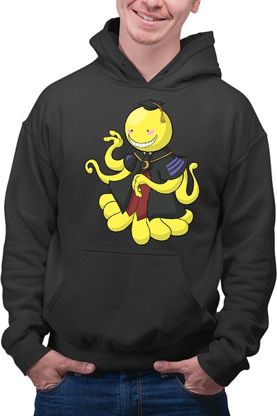 OEM Men's Hoodie Assassination Classroom Koro Sensei Teacher Otaku