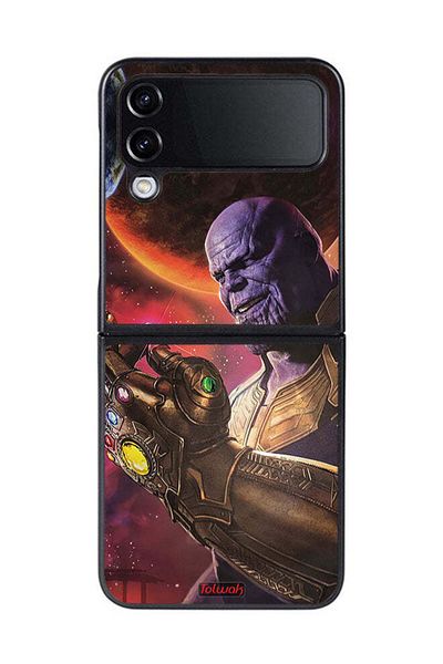 Tolwak Samsung Galaxy Z Flip 4 Protective Case Cover Thanos