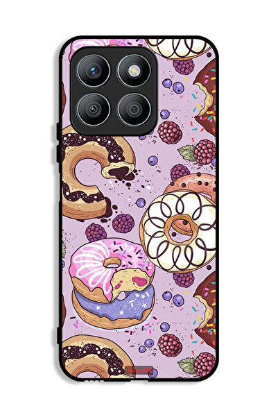 Tolwak غطاء حماية لهاتف Honor X8b برسومات دونات فنية