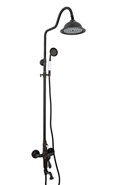 Trendy's Coloana de dus TRENDY'S, cu trei functii, negru antichizat