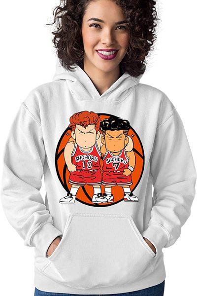 OEM Women's Hoodie Slam Dunk Sakuragi Rukawa Anime