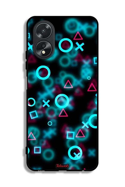 Tolwak Oppo A38 Protective Case Cover Squid Game Icons Small
