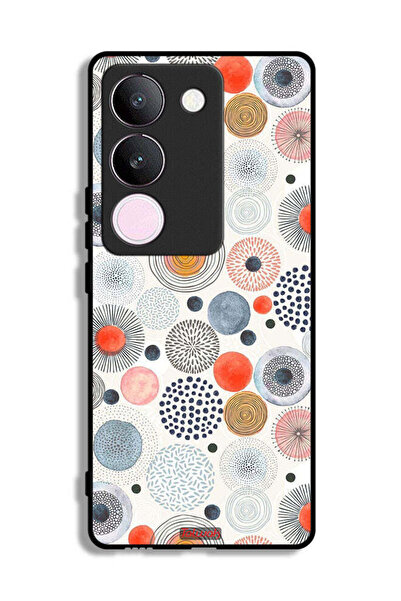 Tolwak غطاء حماية لهاتف فيفو V29 بنقشة زهور قطنية