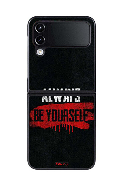 Tolwak غطاء حماية لهاتف Samsung Galaxy Z Flip 4 كن دائمًا على طبيعتك