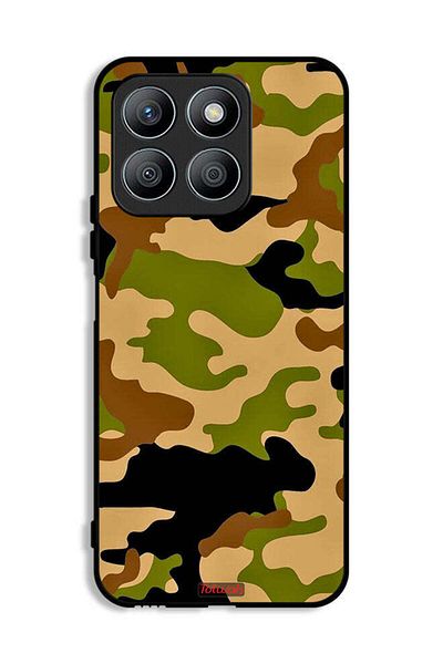 Tolwak Honor X8b Protective Case Cover Camouflage Abstract Digital Pattern