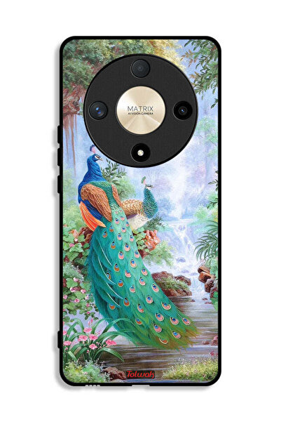 Tolwak Honor X9b Protective Case Cover Peacocks