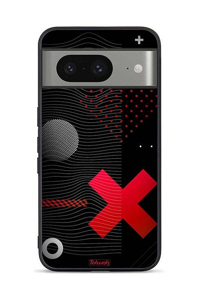 Tolwak Google Pixel 8 Protective Case Cover Cross Sign