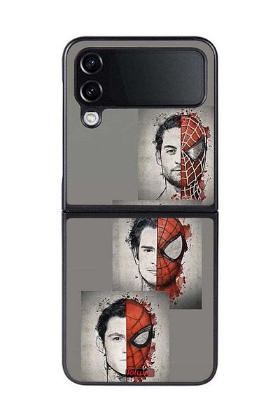 Tolwak Samsung Galaxy Z Flip 4 Protective Case Cover Spider Man Art