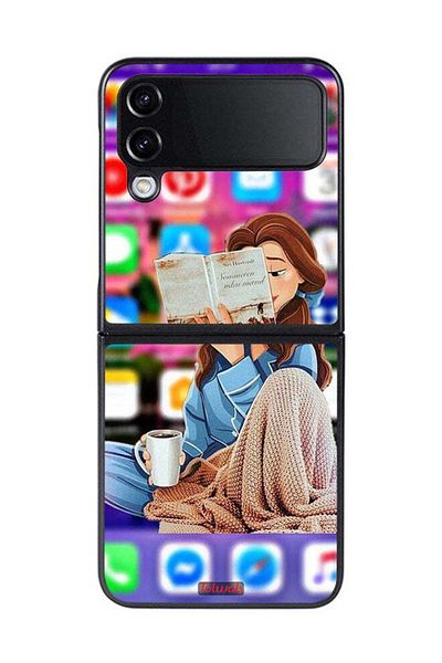 Tolwak Samsung Galaxy Z Flip 4 Protective Case Cover Reading