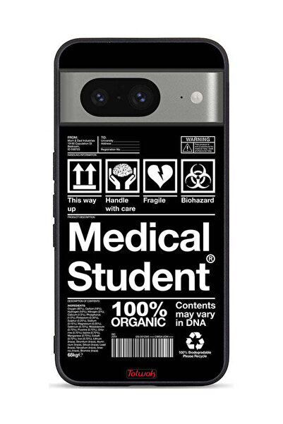 Tolwak غطاء حماية لجهاز Google Pixel 8، ملصق طالب الطب