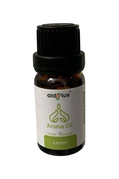 Aidplus زيت عطري برائحة الليمون 10 مل - زيت عطري طبيعي ونقي 100% لتحسين المزا...