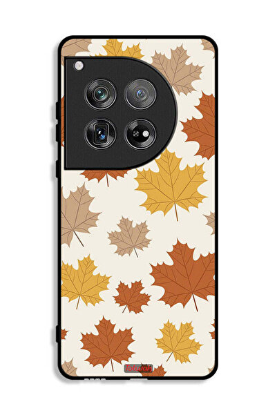 Tolwak غطاء حماية لهاتف OnePlus 12 بنقشة أوراق الخريف
