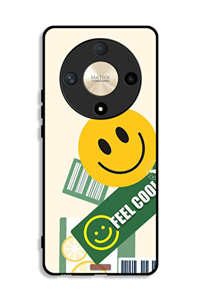 Tolwak Honor X9b Protective Case Cover Feel Cool Sticker
