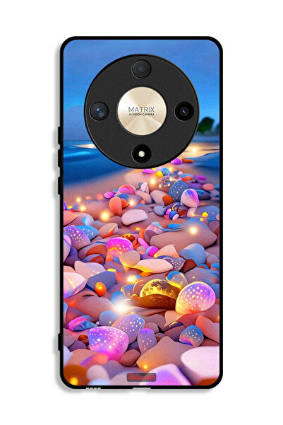 Tolwak Honor X9b Protective Case Cover Stones Art
