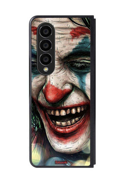 Tolwak غطاء حماية لهاتف سامسونج جالاكسي زد فولد 4 بتصميم وجه الجوكر الضاحك