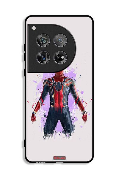 Tolwak OnePlus 12 Protective Case Cover Iron Spider Artwork