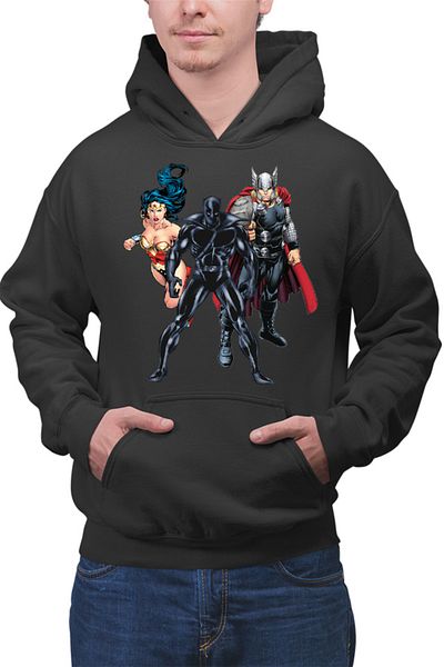 OEM Men's Hoodie Black Panther Thor Wonder Woman Ally