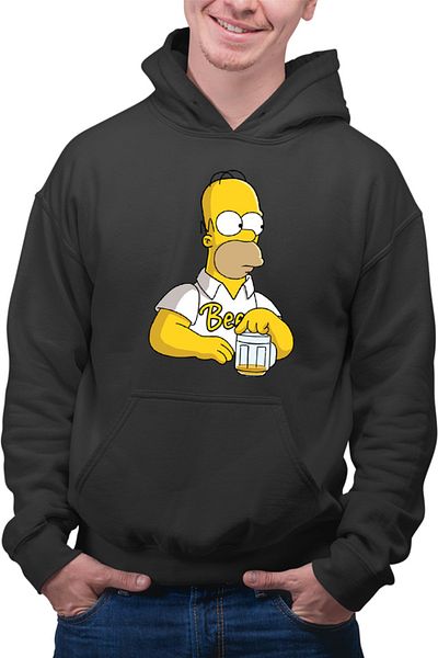 OEM Hanorac Barbati The Simpsons Beer Dad Night Dinner Stream Netflix