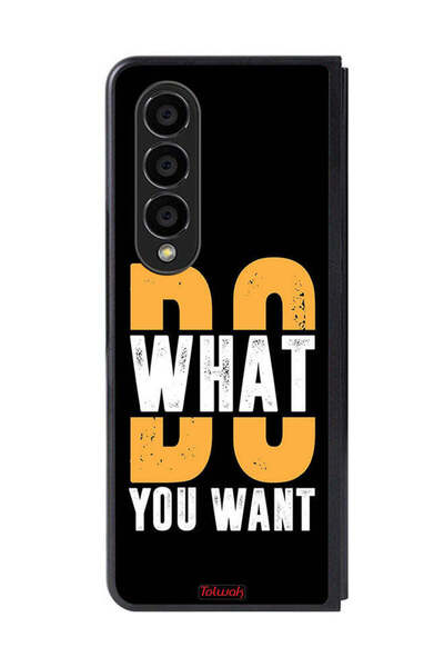 Tolwak غطاء حماية لهاتف Samsung Galaxy Z Fold 4 افعل ما تريد