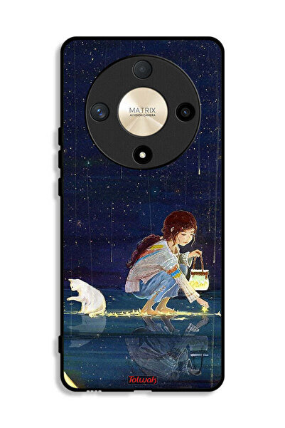 Tolwak Honor X9b Protective Case Cover Collecting Stars Art