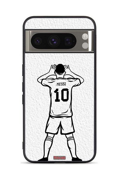 Tolwak Google Pixel 8 Pro Protective Case Cover Messi Sketch