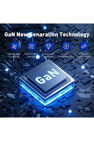 Joda 45W Multi-Port Wall Plug with GaN Technology - Black