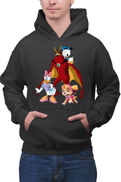 OEM Men's Hoodie Ben10 Donald Duck Baby Daisy Skye Paw Patrol
