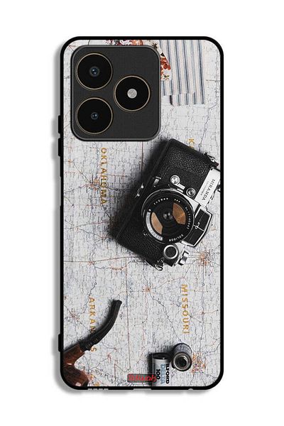 Tolwak Realme C53 Protective Case Cover Vintage Camera