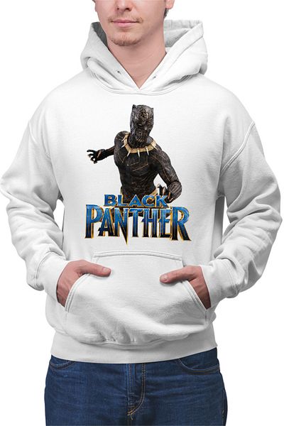 OEM Men's Hoodie Black Panther Comic Books Movie Costume