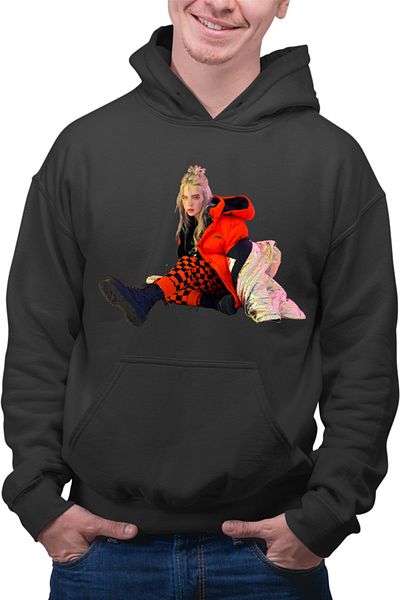 OEM Men's Hoodie Billie Eilish Fashion Album Concert Look Teens