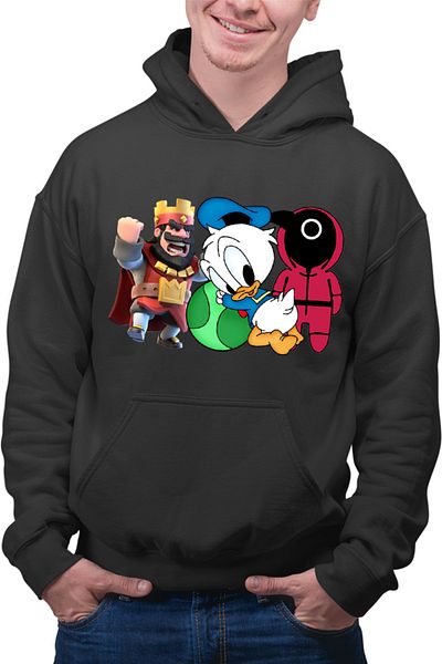 OEM Hanorac Barbati Donald Duck Squid Game Clash of Clans Kids