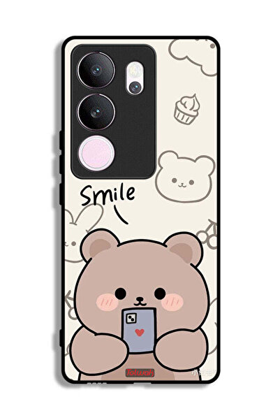 Tolwak غطاء حماية فيفو V29 برو بتصميم دب مبتسم