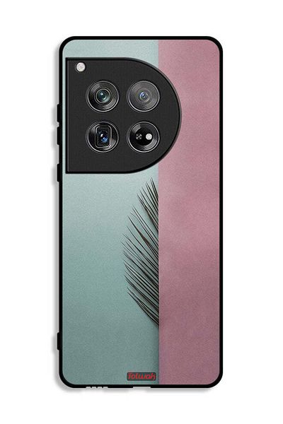 Tolwak OnePlus 12 Protective Case Cover Half Leaves