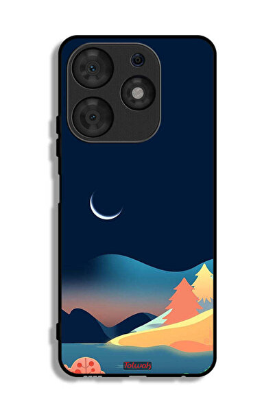 Tolwak غطاء حماية لهاتف تكنو سبارك 10 برو برسومات تجريدية للقمر