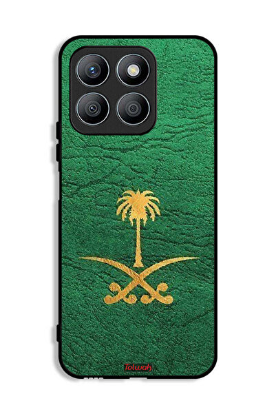 Tolwak غطاء حماية لهاتف Honor X8b - علامة المملكة العربية السعودية - جلد