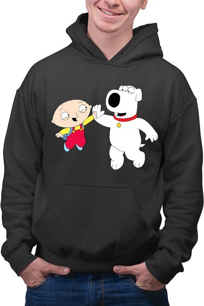OEM Hanorac Barbati Family Guy Dog Best Friend Hi5 Animation Cartoons