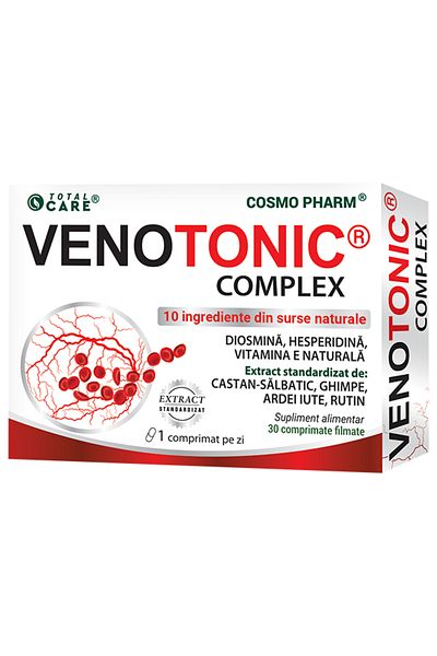 Cosmo Pharm Venotonic Complex Pentru Varice, Hemoroizi, Ulcere Varicoase
