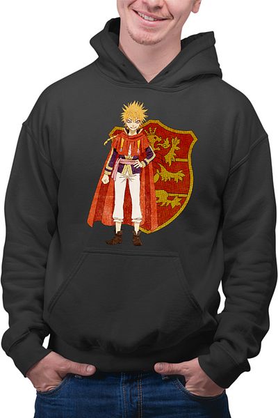 OEM Hanorac Barbati Black Clover Leopold Vermillion Knight Short Strong